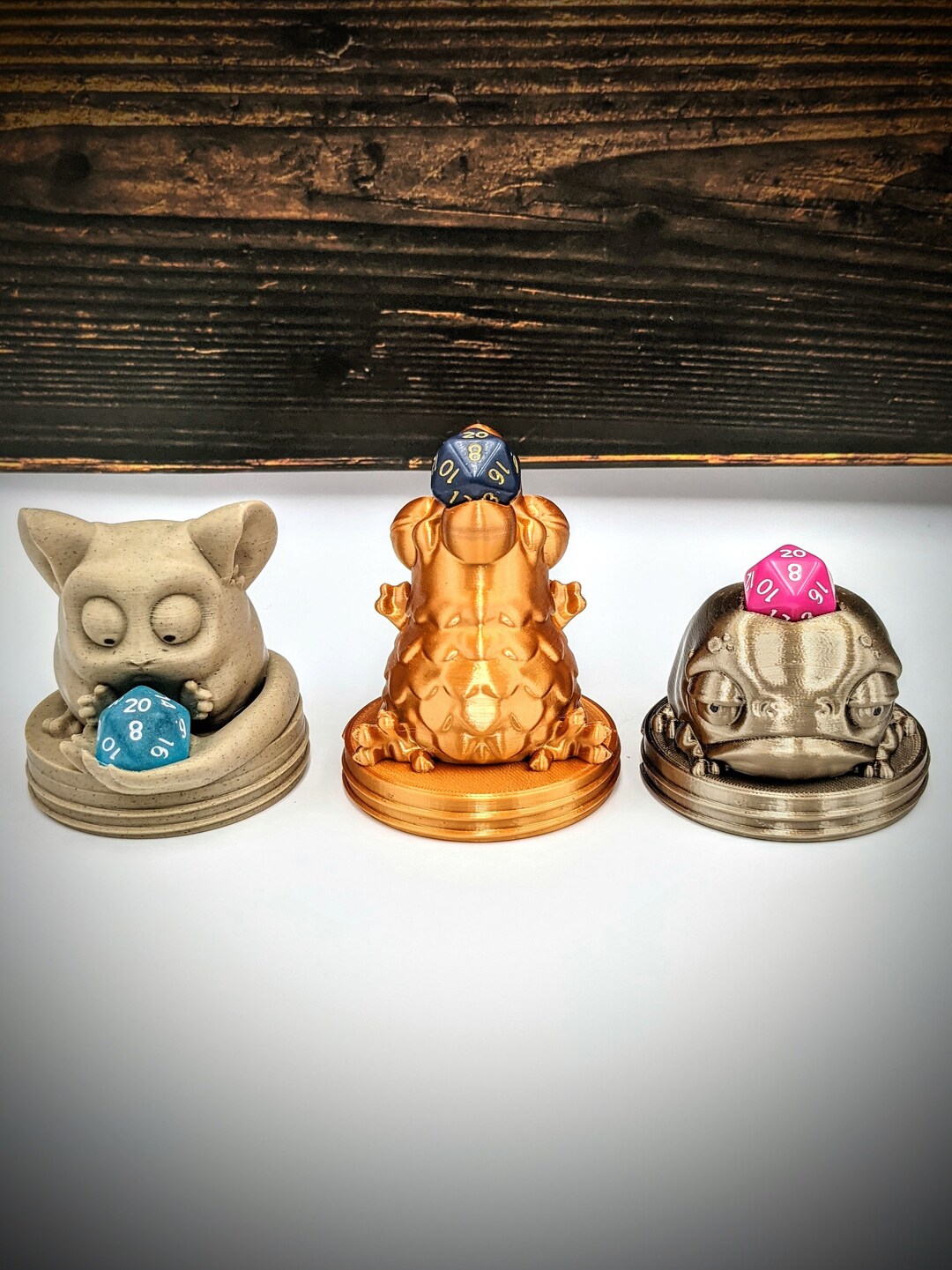 Baby Animal Dice Guardians Available Standalone or as Mythic Lids From