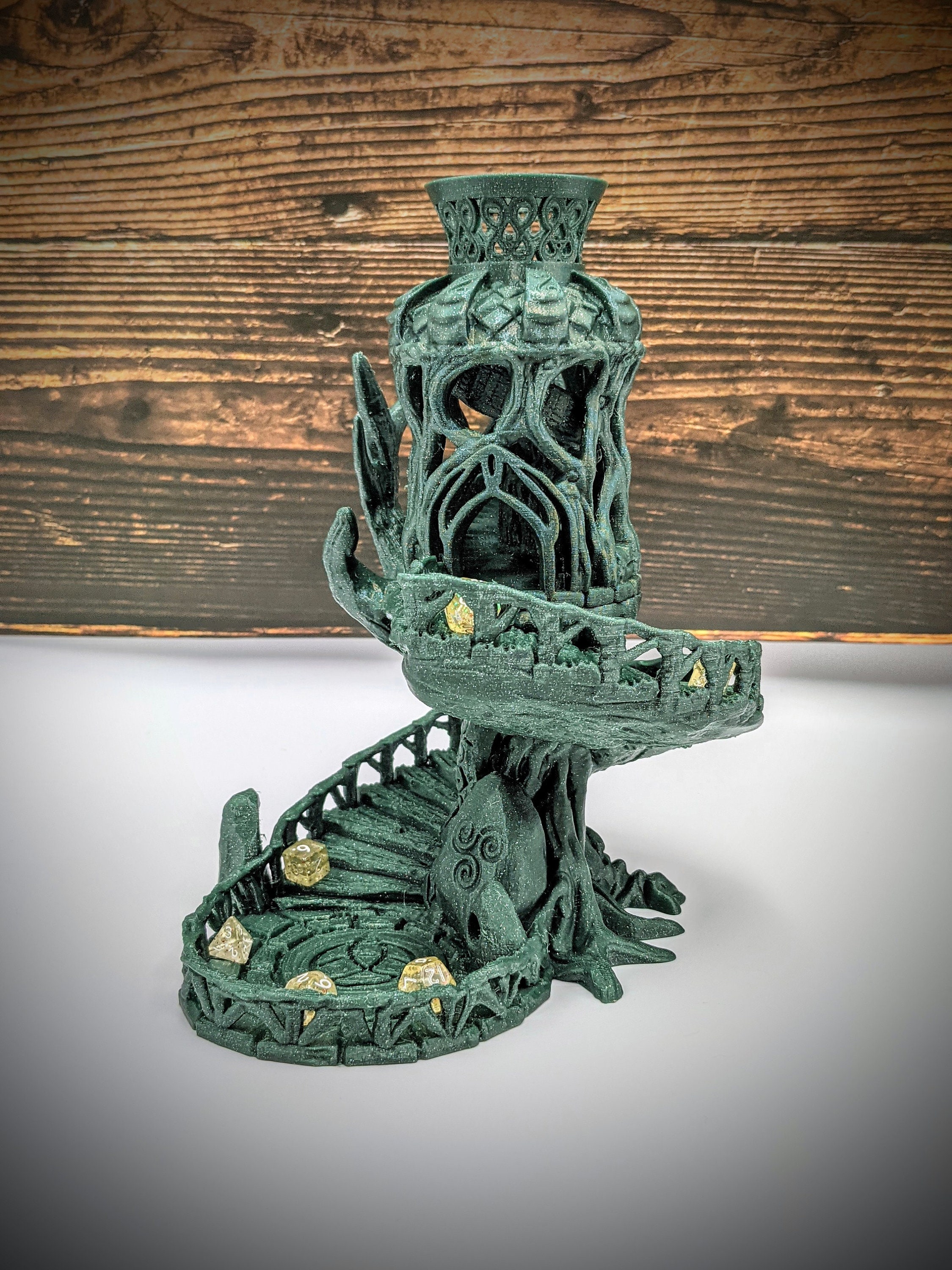 Celtic Fairy Dice Tower From Stratation Design - Dungeons and