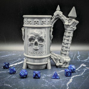 The Fighter Mythic Mug /& Dice Box Combo RPG Table Top Accessory
