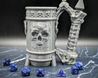 The Necromancer Mythic Mug Can Holder - Tabletop Gaming / RPG / Dungeons and Dragons Gaming Accessory, Dice Cup / Roller / Box / Holder