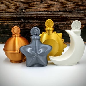 Astral Bodies Mythic Potions Dice Bottles (with lids) from Ars Moriendi 3D - Dice Holder / Container / Box / Jail - Dungeons and Dragons