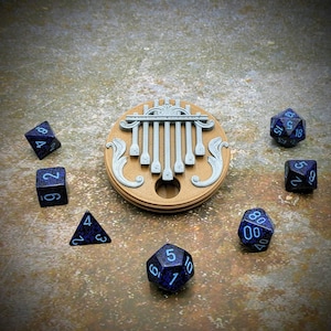 Decorative Finger Piano Mythic Lid from the Mythic Mugs Bard Collection by Ars Moriendi 3D - Dungeons and Dragons, Pathfinder, Tabletop RPG
