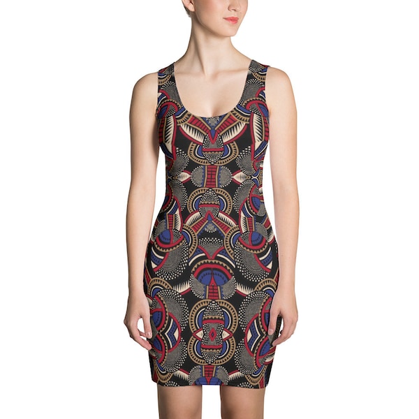 Sublimation Cut & Sew Dress African Tribal Pattern, African dress, Diversity