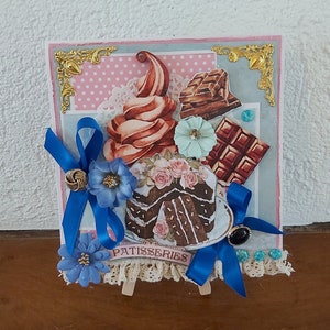 Carte Chocolat Gourmandises Anniversairetoutes Etsy
