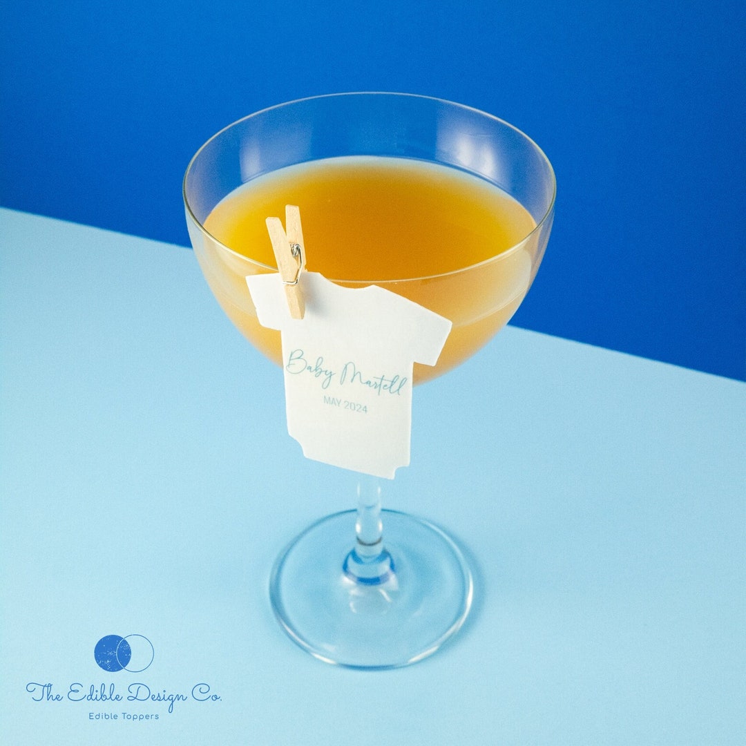 Baby Shower Edible DRINK Toppers With Clips Baby Shower Cocktail baby-shower-edible-drink-toppers-with-clips-baby-shower-cocktail