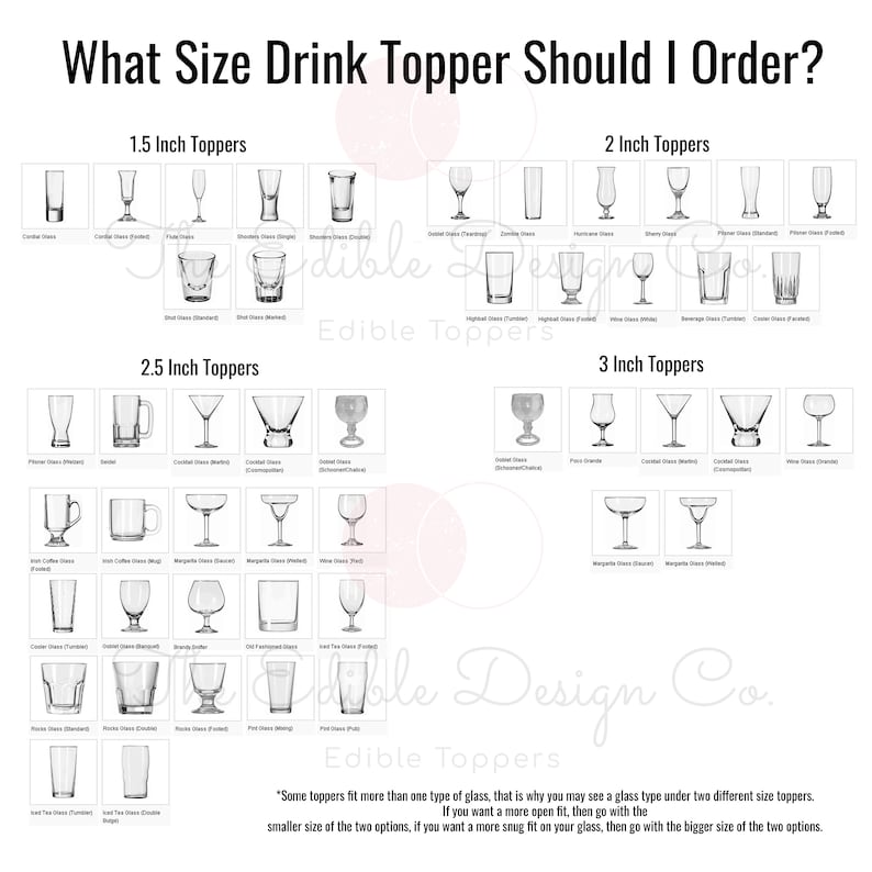Custom Cut-out Names Edible Drink Toppers: Wedding Cocktail Decor - Etsy