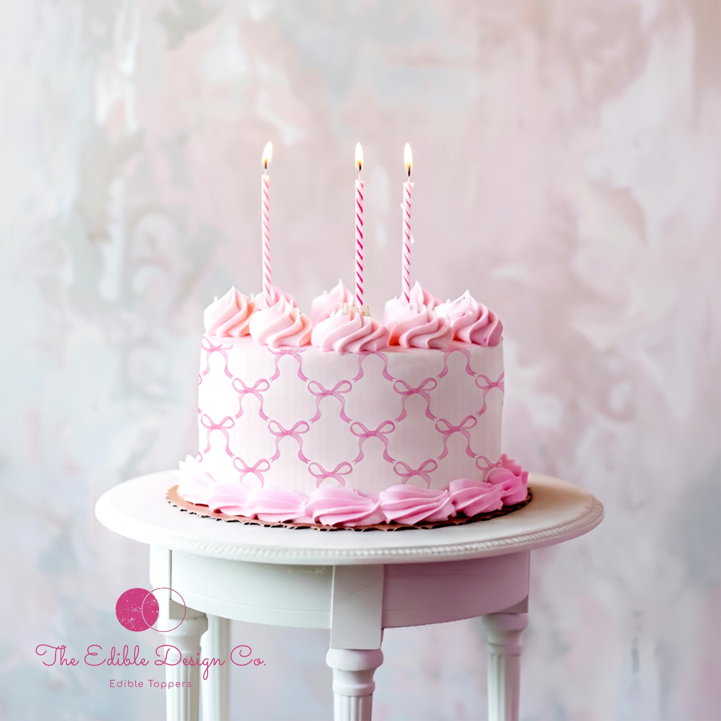 Custom Pattern Cake Wrap - Any Pattern Topper or Wrap for Cakes - Etsy