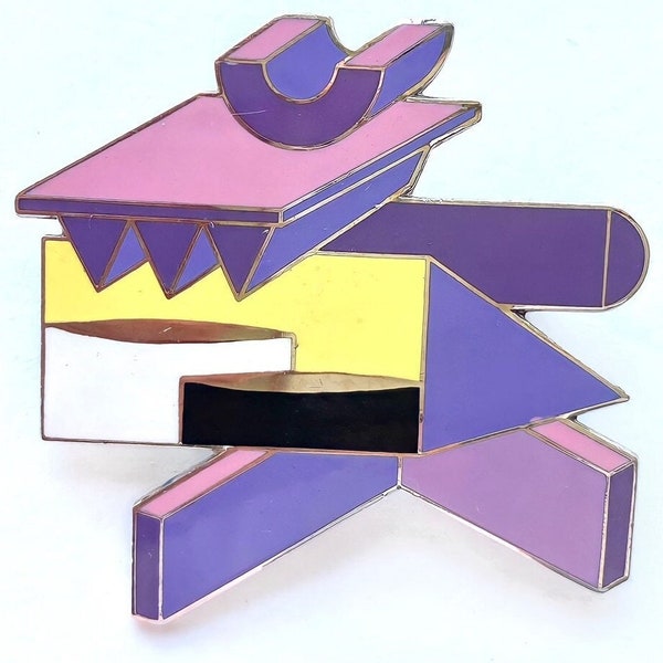 Peter Shire Brooch, Vintage ACME Studio "Normandie"