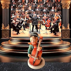 Hummel Sweet Music Figurine, TMK2, 19560-1955, 186.