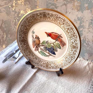 Lenox Vintage Plate, design adapted from original work of art by Edward Marshal Boehm, 1976