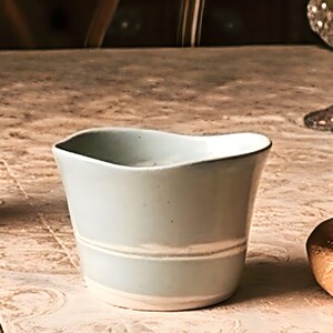 Hand-Thrown Earthenware Pot – Signed Pottery Vessel, 4-inch