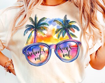 School's Out Summer PNG: Teacher Vacation Sublimation Print (Digital Download)
