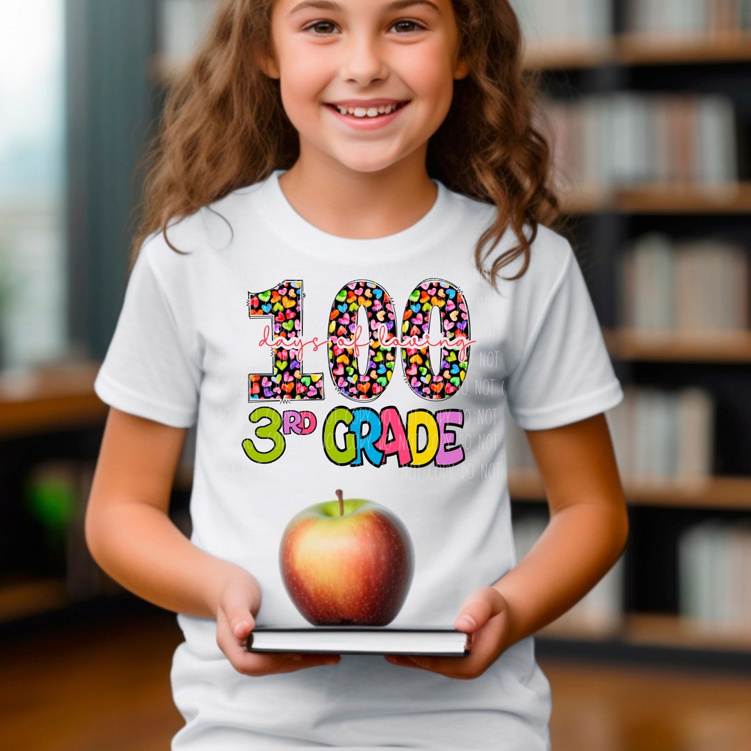 100 Days of School Bundle, 100 Days School Spirit Shirt, Shirt for Kids ...