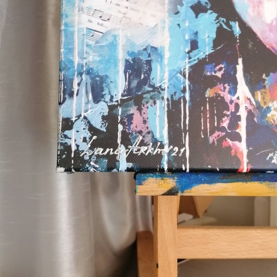 John Lennon Abstract Art Print: Signed Canvas or Aluminum - Etsy
