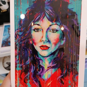 Tarjeta A5 y sobre de KATE BUSH a partir de la pintura original de la artista Lana Arkhi