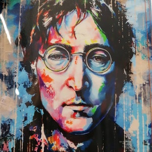 John Lennon A5-kaart met envelop van kunstenaar Lana Arkhi The Beatles-memorabilia
