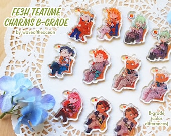 FE3H Teatime Charms/Keychains (Discounted B-Grade and C-Grade)