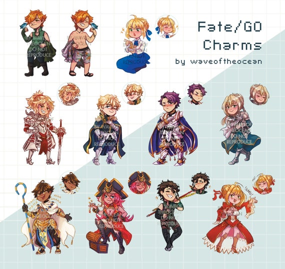 FGO Fate grand Order Clear Acrylic Charms keychains Etsy Canada