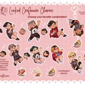 HQ Linked Confession Charms/Keychains