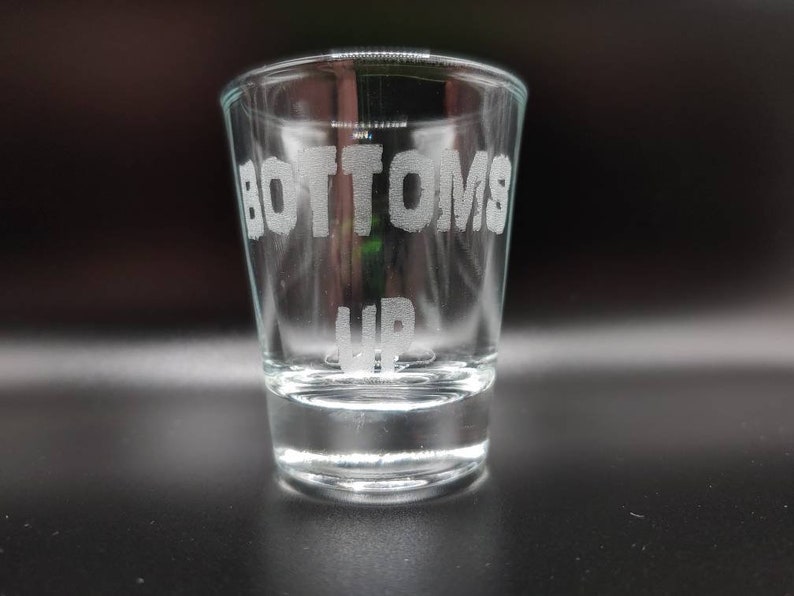 Laser Engraved Shot Glass Etsy