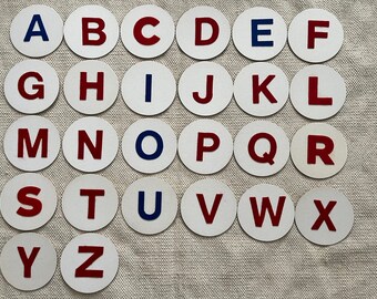 Montessori Großbuchstaben FilzbuchstabenPädagogische Lernkarten Spielzeug für Kinder