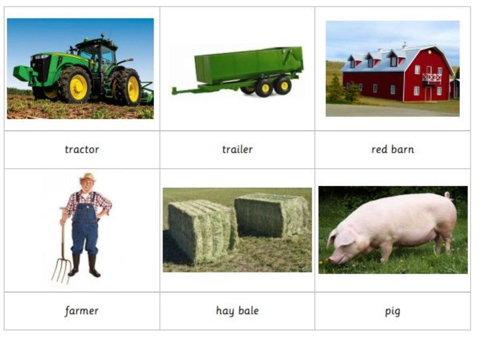 Montessori Farm Life 3 Parts Cards Digital PDF Download Printable ...