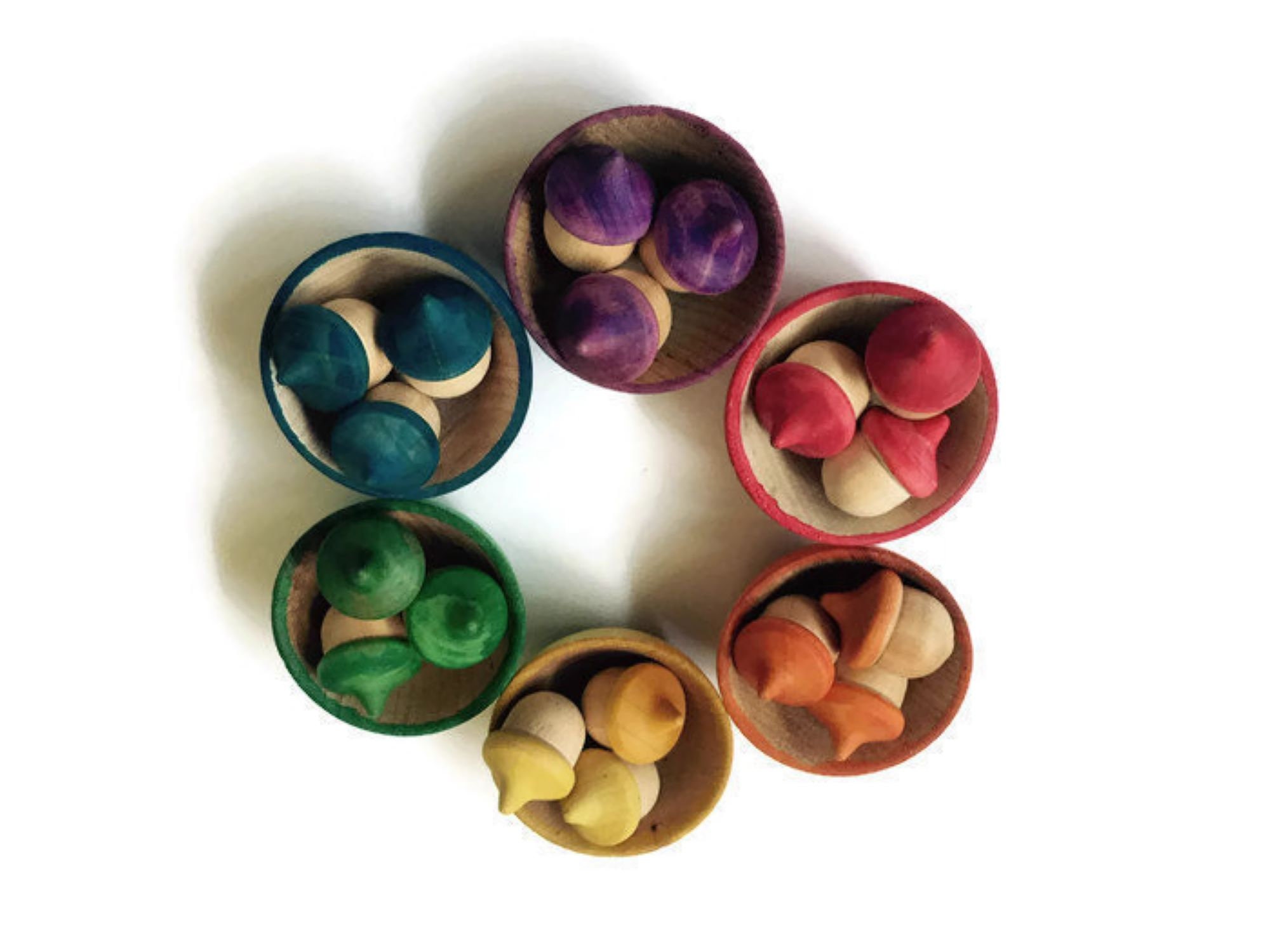 Montessori Waldorf Learning & Sorting Acorn Game Home School ...