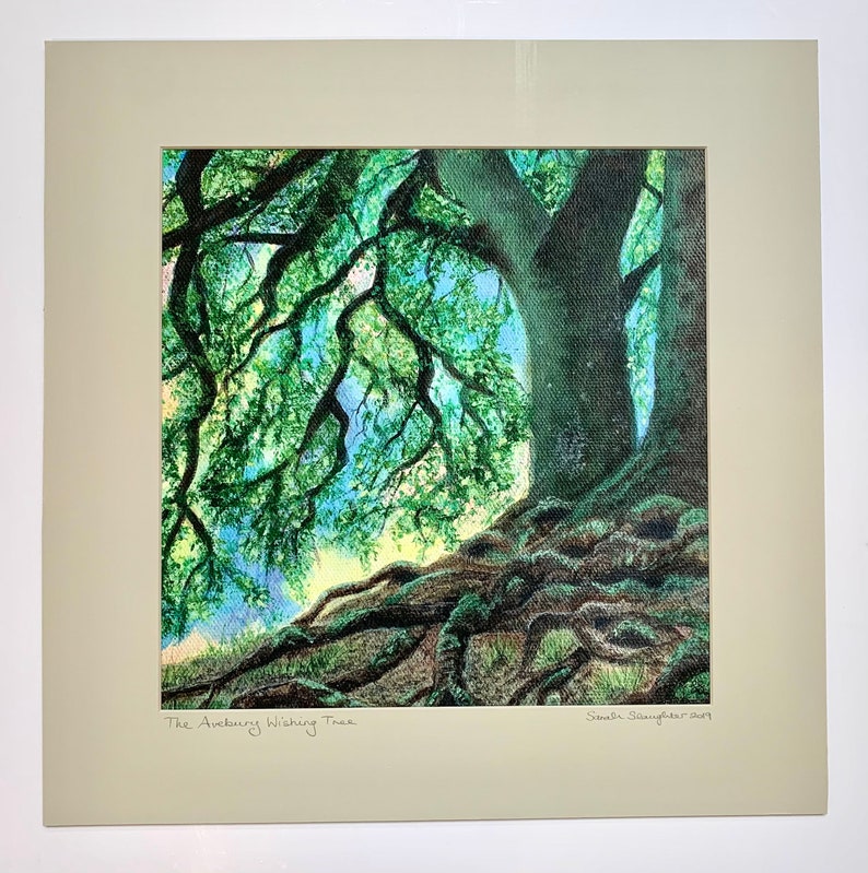 The Avebury Wishing Tree Giclee Print Avebury Stones Etsy Australia
