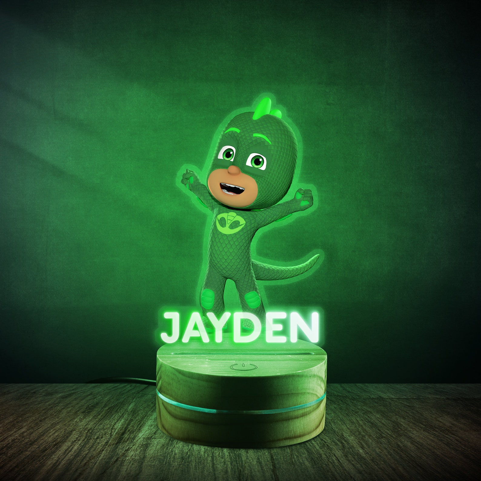 Pj Masks 3D LED Night Light Lamp Illusion Night Light Gift Etsy