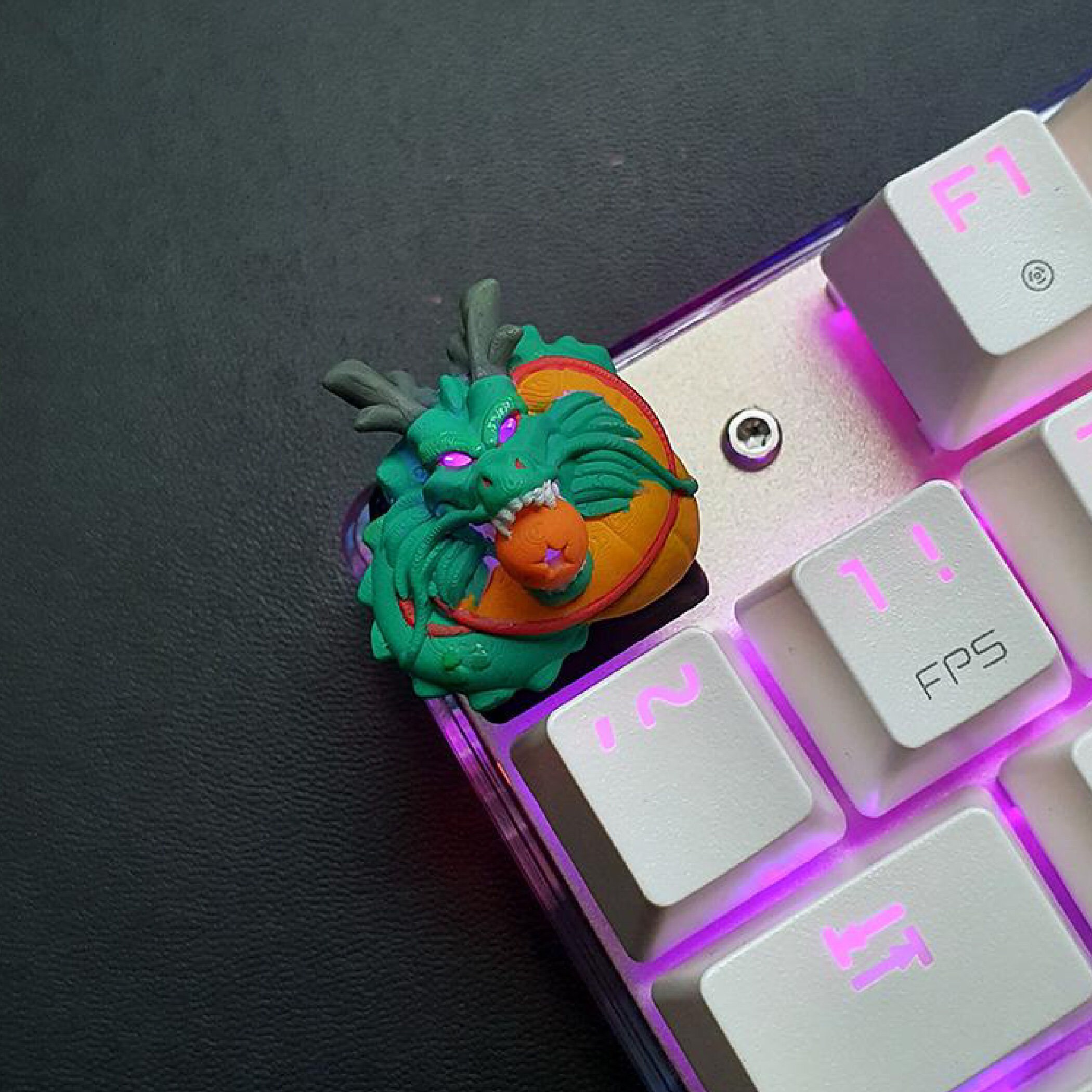 Dragon Keycap Anime Keycap Decoden Keycap Resin Keycap Etsy