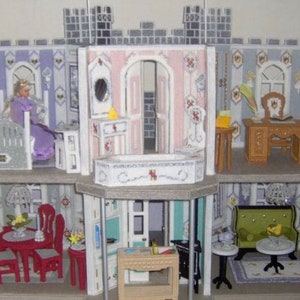 Barbie Dream House Furniture Patterns / Plastic Canvas / | Etsy