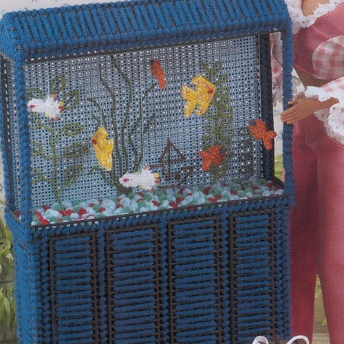 Barbie Fish Tank Aquarium Fashion Plastic Canvas PATTERN PDF Etsy