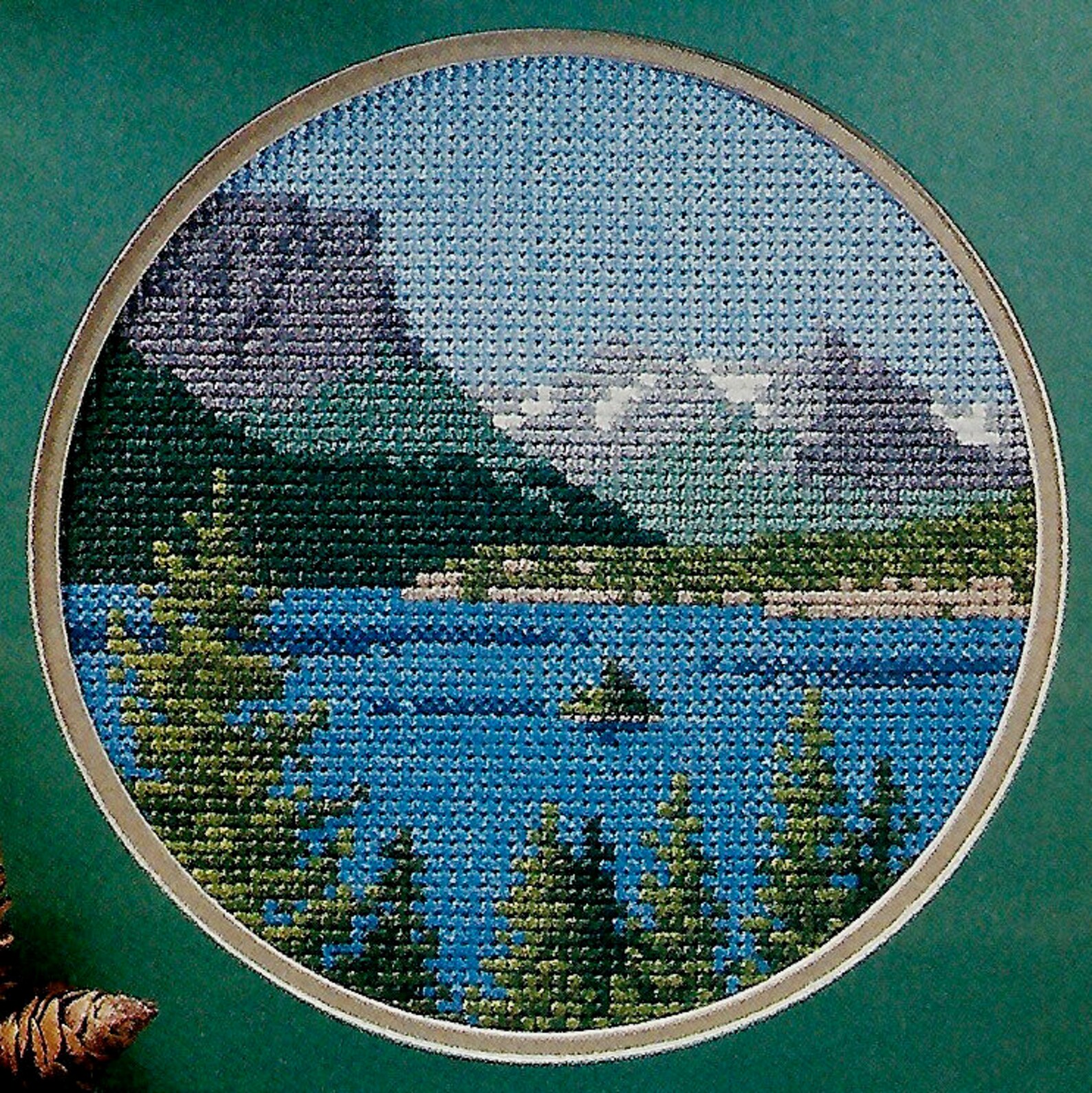 National Parks Counted Cross Stitch Pattern Grand Teton Etsy