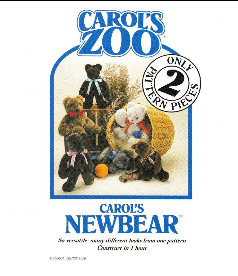 Carols Zoo Newbears Pattern Etsy