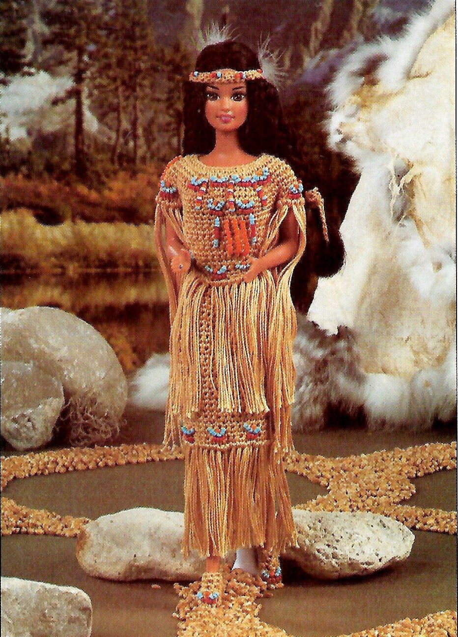 Shalee Doll Crochet Patterns Download PDF Native American - Etsy