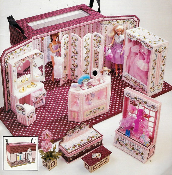 Frank Worthley Materialisme sleuf Folding Boutique Vanity PDF Pattern Barbie Dream House - Etsy
