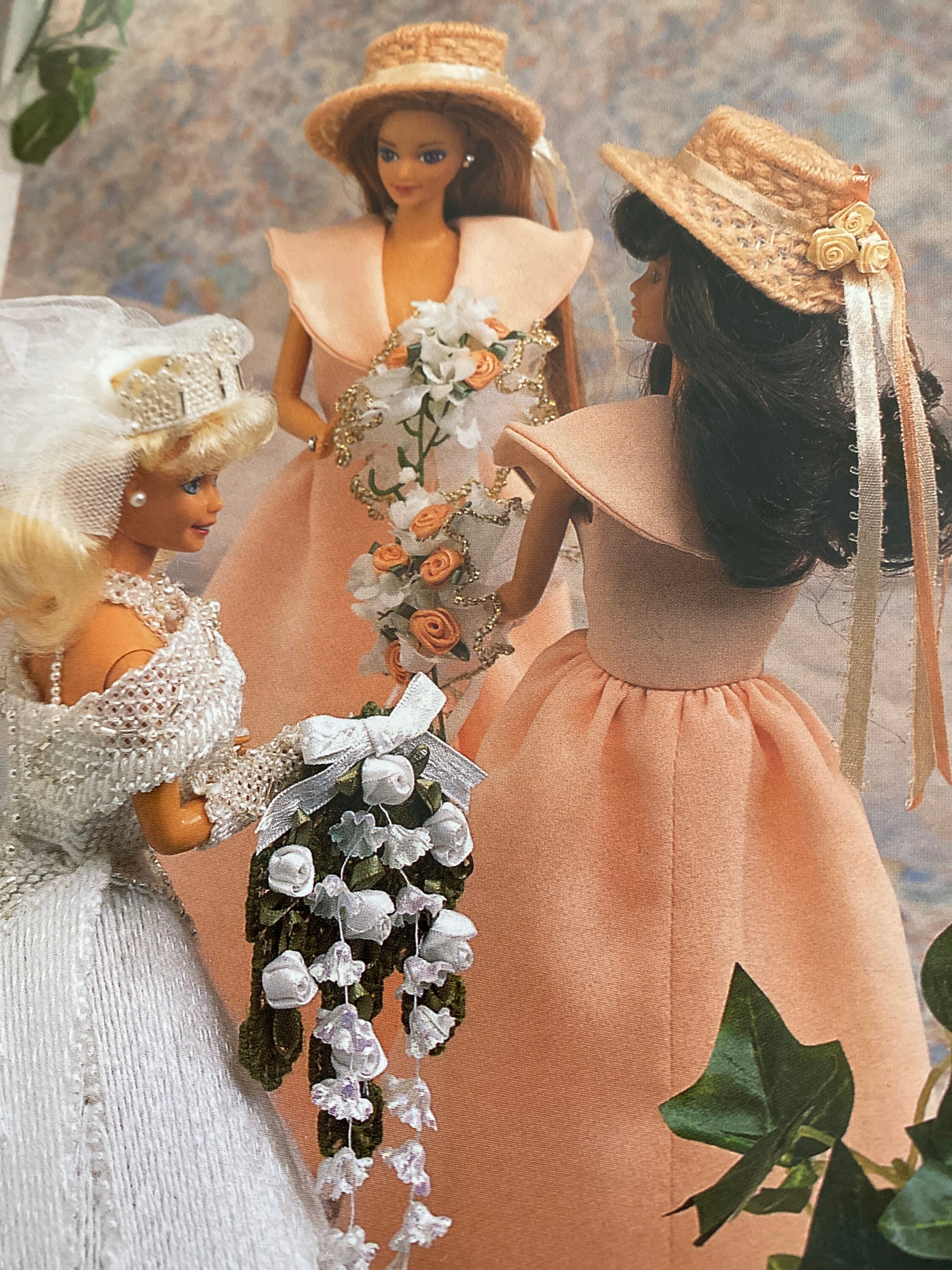 Bridesmaids Hats \u0026 Bridal Gown With 