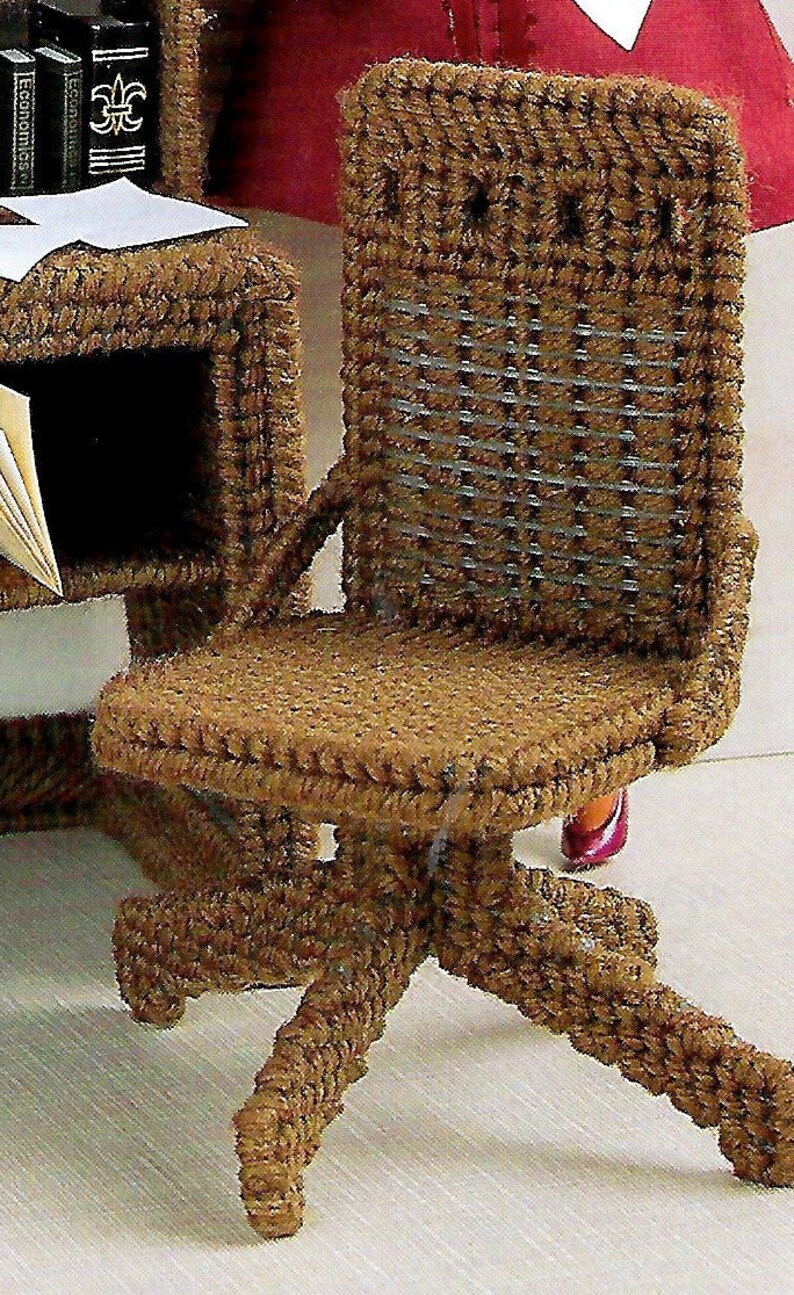 Computer Desk and Chair for Barbie or Fashion Doll Dollhouse Etsy