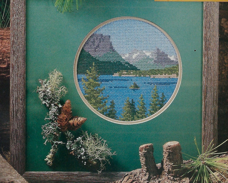 National Parks Counted Cross Stitch Pattern Grand Teton Etsy