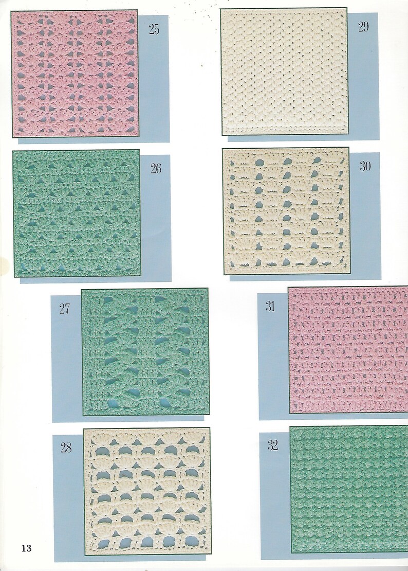 Learn 63 Easy Crochet Pattern Stitches PDF Instant Digital - Etsy