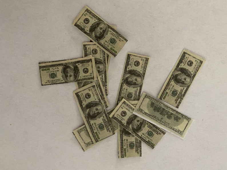Printable Money for Fashion Doll Dollhouse Miniatures 1:6 PDF - Etsy