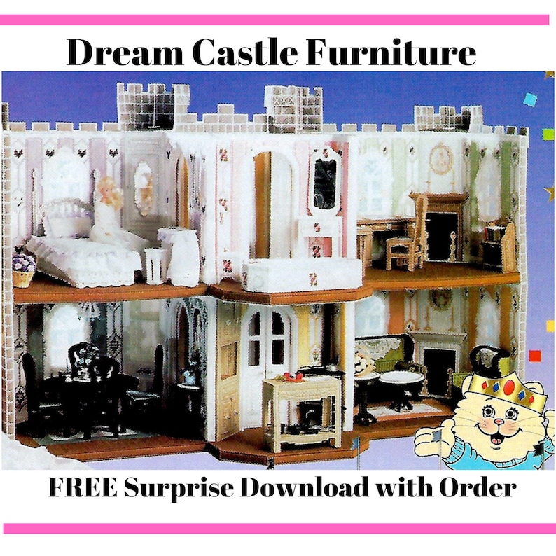 Barbie Dream House Furniture Patterns / Plastic Canvas / | Etsy