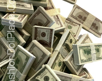 1:12 Dollhouse Money Banknotes US Currency Pocket Decor for BJD Doll Accs A 1:12 Dollhouse Money Banknotes US Currency Pocket Decor for BJD Doll Accs A