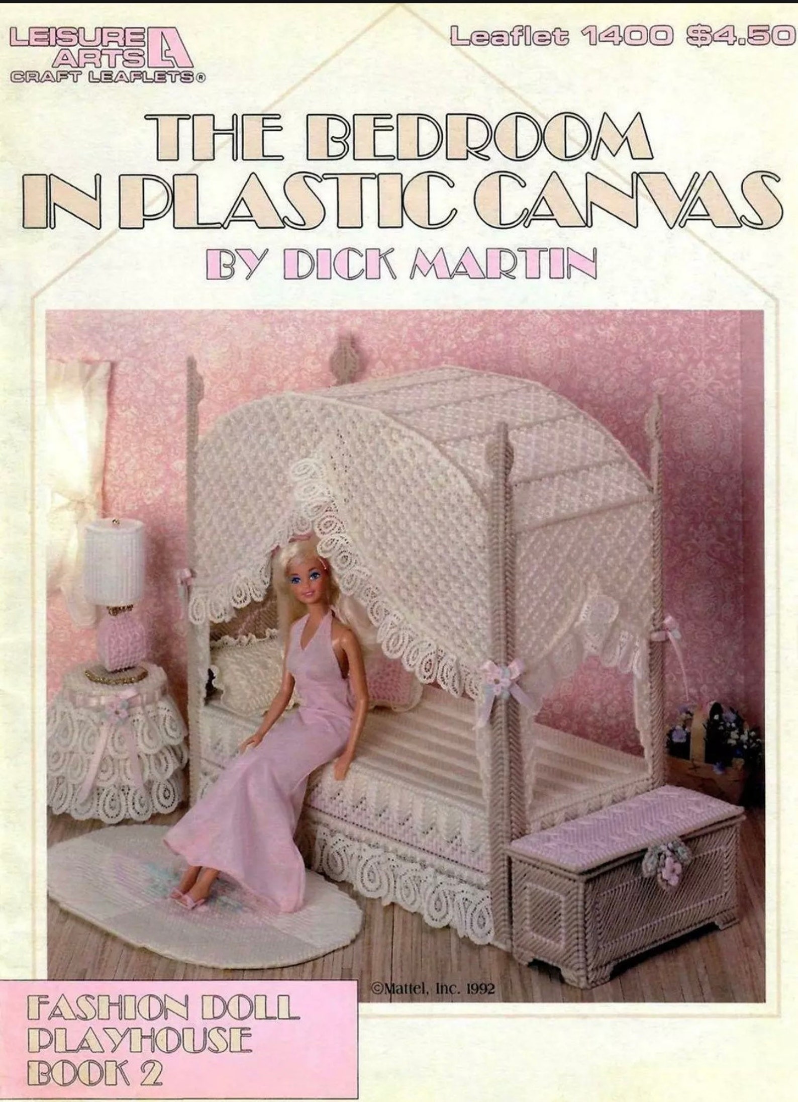 Canopy Bed for Fashion Doll Barbie Plastic Canvas Instant Pdf Etsy Canada