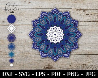 Download Snowflake Mandala Etsy