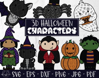 Download 3d Halloween Svg Etsy