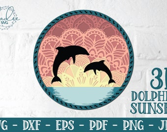 Download Sunset Mandala Svg Etsy