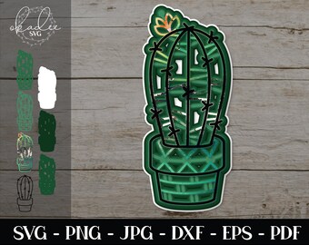 Download 3d Svg Succulents Etsy