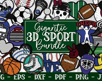 Download Volleyball 3d Svg Etsy