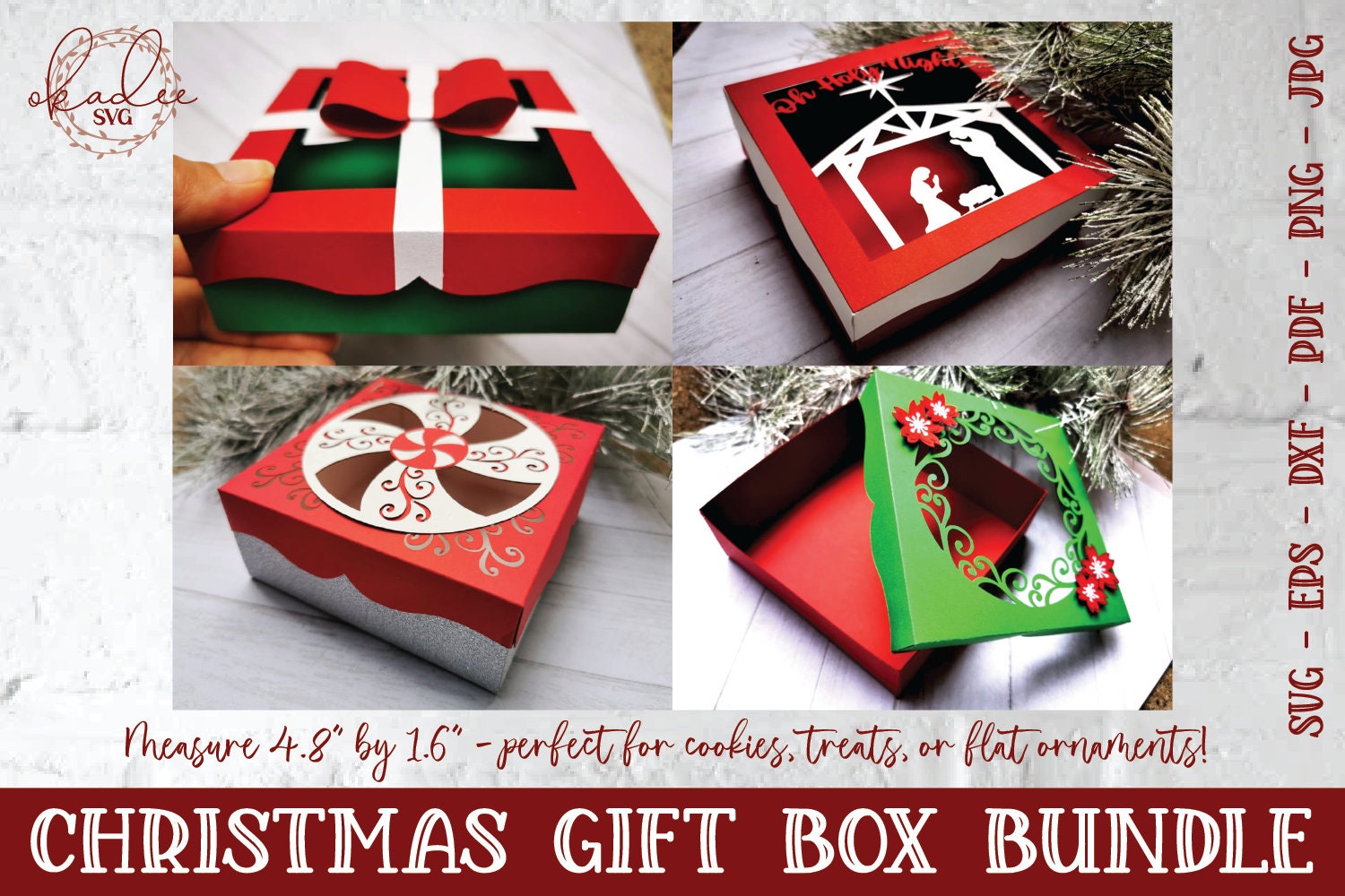 Gift Box SVG Christmas Treat Box Christmas SVG Christmas | Etsy Gift Box SVG Christmas Treat Box Christmas SVG Christmas | Etsy